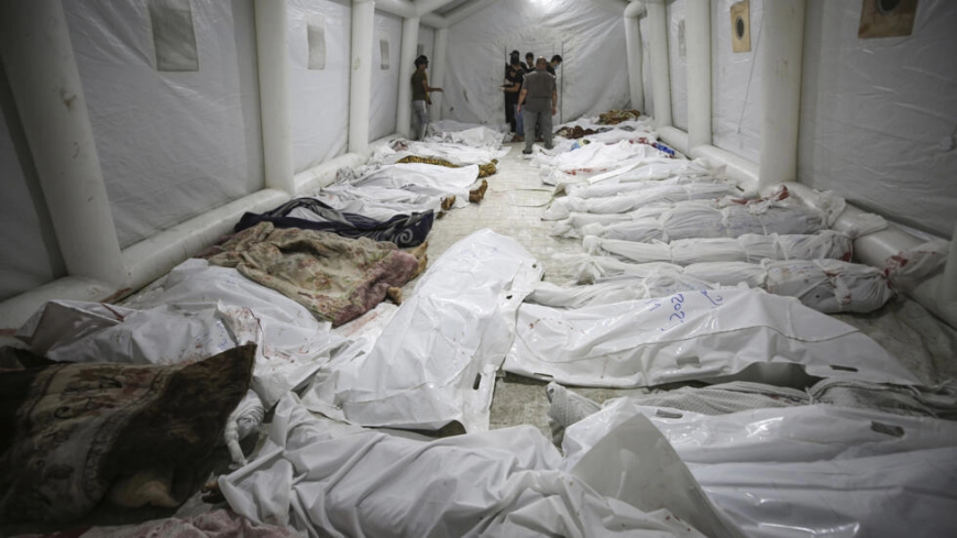 See the Bodies of victim  after Gaza hospital strike, Arab leaders cancel Biden summit