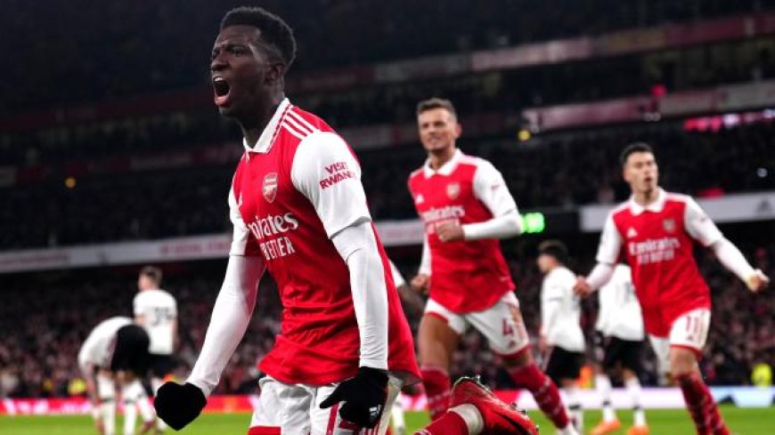 Arsenal 5-0 Sheffield United: Nketiah hits hat-trick