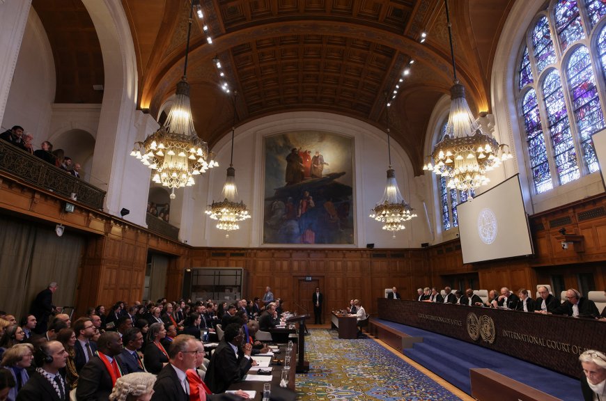 Happening now: The International Court of Justice hearing has begun