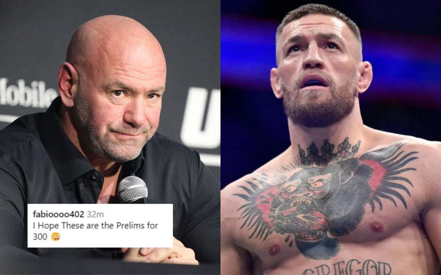 Dana White makes UFC 300 title fight announcement and denies bizarre fan request at same time