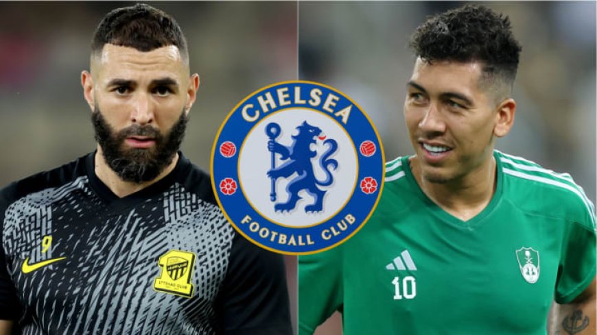 Chelsea are 'considering the possibility' of signing Karim Benzema or Roberto Firmino on loan in January