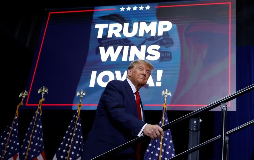 Trump makes history as he easily wins Iowa caucus in landslide first vote of 2024 presidential race