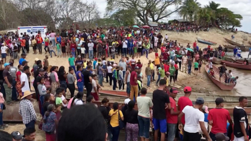 Dozens are feared dead in gold mine collapse as more than 100 workers are trapped in 114ft illegal pit run by gangsters in Venezuela