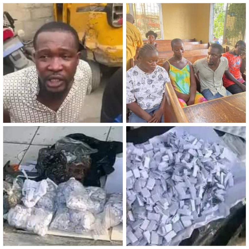 Liberia's drugs agency arrests 9 Nigerian nationals and two women; recovers cocaine, heroin, tramadol